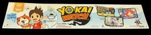 Nintendo 3DS Promo Store Insegna Display Yo-Kai Watch 36" x 7" - Foto 1 di 9