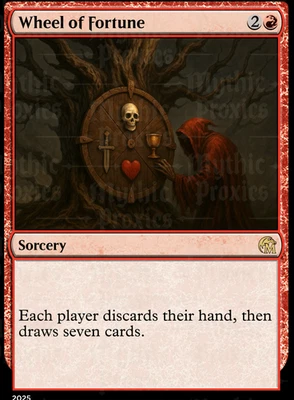 Wheel of Fortune High Quality Altered Art Custom Proxy Playtest Card - Image 1 of 4