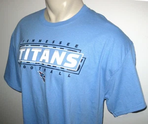NEW! XL TENNESSEE TITANS T-SHIRT Tee NFL Blue Football X-Large - Picture 1 of 2