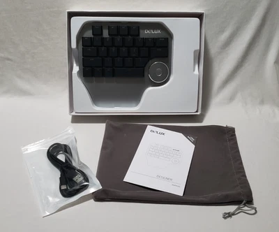 Delux Designer T11 Macro Keyboard Controller – Open Box, Unused – USB-C – Silver - Image 1 of 4
