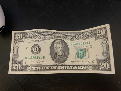 1988 Series a $20 Twenty Dollar Bill - Image 1 of 2