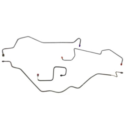 1991-93 Ford F150 Power Disc Preformed Front Brake Line Kit Set Stainless Steel - Image 1 of 4