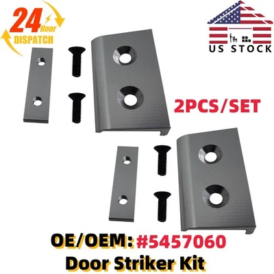 Kit de golpeador de puerta de techo rígido de 1 puerta 2 piezas para Jeep CJ5 CJ7 CJ8 1976-1986 5457060 Foto 1 de 4