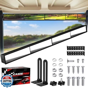 Universal Golf Cart 4 Panel Rückspiegel für EZGO Yamaha Club Car, Wide A - Bild 1 von 5