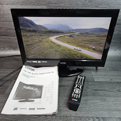 Logik 19 Inch HD Ready Digital LCD TV L19DIGB10 with Remote Control - Image 1 of 4