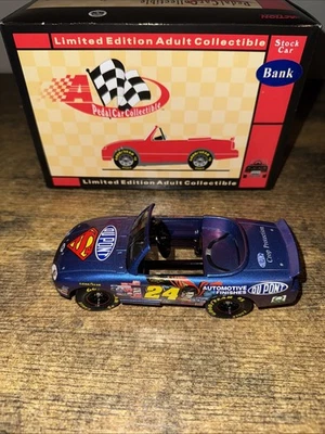 Jeff Gordon #24 Dupont Superman Pedal Car Bank Diecast 1/24 Scale Action 1999 - Image 1 of 4