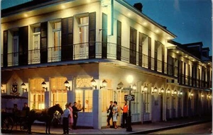 Chateau Motor Hotel Chartres Street New Orleans Louisiana Postcard - Picture 1 of 2