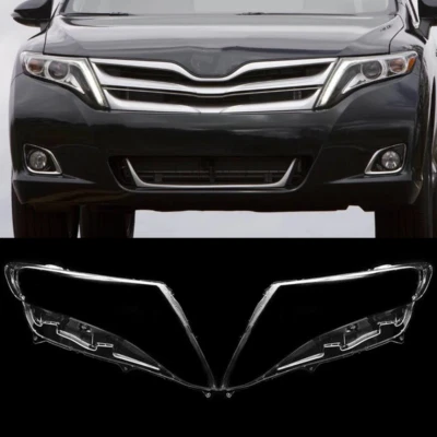 Pair Headlight Clear Headlamp Housing Lens Cover For Toyota Venza 2009-2015 - Image 1 of 4