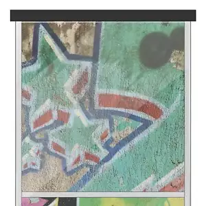 Calcomanías de fondo temáticas Graffiti 05 para pantallas IKEA Detolf - Imagen 1 de 3