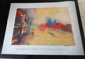 BERNHARD VOGEL "DER KANAL GRANDE" WASSERMANN DRUCK POSTER 1996 NEU! Venedig 80 x 60 - Bild 1 von 2