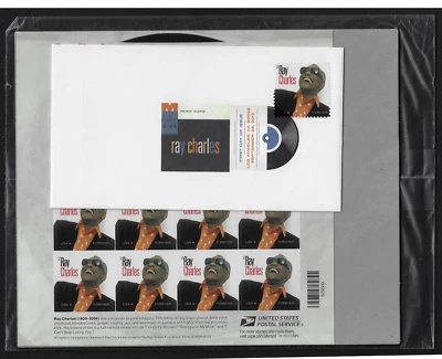 US Stamps Full Pane Of 16 , Ray Charles , #4807 MNH - Image 1 of 2