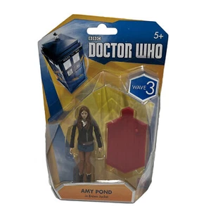 Doctor Who Amy Pond In Brown Jacket Action Figure 3.75" Wave 3 NEW - Picture 1 of 2