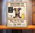 Personalised Dog Breeds Choose You Dog Add Name  Metal Bar Sign Shed Pub