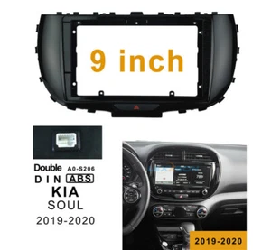 9"  Car radio Fascia Frame Install Panel for Kia Soul 2020-2023 - Picture 1 of 5