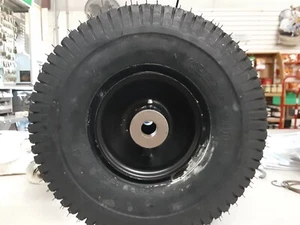 Cheng Shin 4.10/3.50-4 Tire with Wheel Assembly 5/8 Axle Brass Bushings - Picture 1 of 7