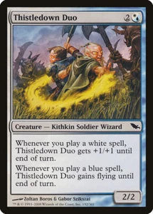 1x Thistledown Duo - NM PACK FRESH - Shadowmoor - SPARROW MAGIC mtg - Picture 1 of 1