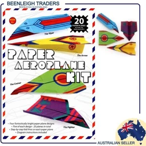 PAPER PLANE KIT 20 Paper Planes To Make & Fly Race Them With Your Friends New - Bild 1 von 6