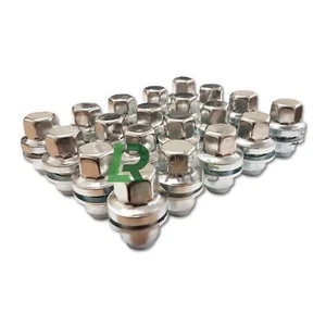 RANGE ROVER L322 NEW FULL STAINLESS ALLOY WHEEL NUT SET (X20 NUTS) - RRD500510 - Picture 1 of 6