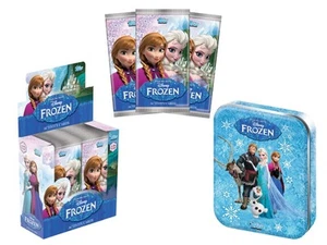 TARJETA COLECCIONABLE DISNEY FROZEN TOPPS: CARPETA DE PAQUETE DE INICIO / LATA / PAQUETES / TARJETAS - Imagen 1 de 10