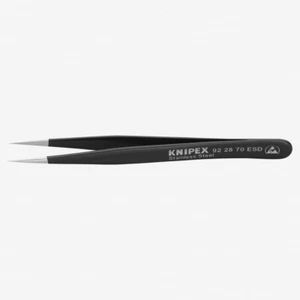 Knipex ESD Precision Tweezers straight fine tip - Picture 1 of 1