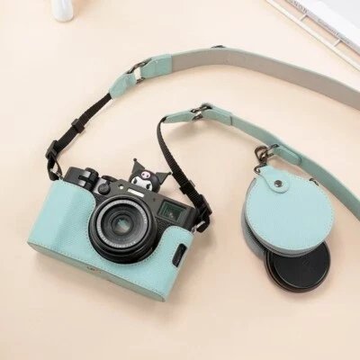 Camera bag Leather half-pack base for Fujifilm X-100VI hard case protection - Image 1 of 4