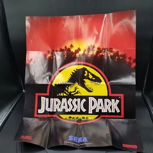 Jurassic Park / Welcome To The Next Level SEGA Genesis inserto solo poster - Foto 1 di 5