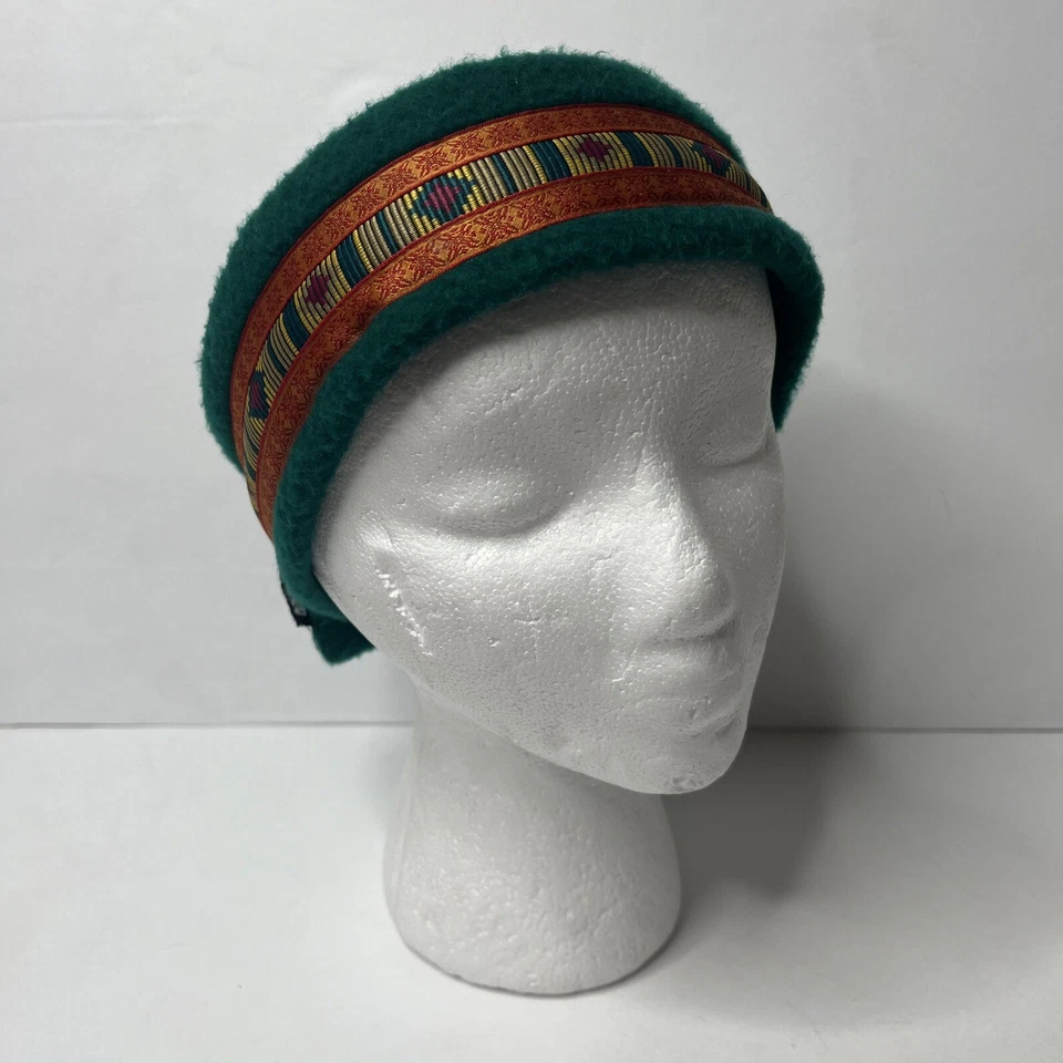Diadema calentadores de orejas de vellón verde Obermeyer vintage hecha en EE. UU. para mujer talla única Foto 1 de 4