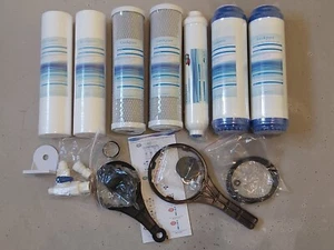 Geekpure Reverse Osmosis RO Water Filter Replacement 7 Filters Instalation Kit - Picture 1 of 6