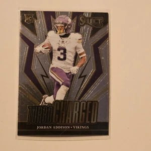 2023 Panini Select Turbocharged Jordan Addison #TUR-JAD Insert RC Vikings Rookie - Picture 1 of 2