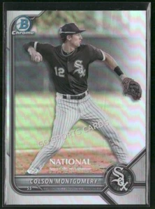 Bowman Chrome National Convention Refractor 2022 Colson Montgomery #NSCCP-CM - Imagen 1 de 2