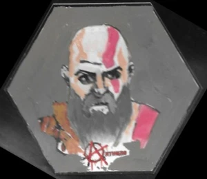 2025 Artists Assemble ANTIHERO HEX SKETCH card - Karos God of War by John Boren - Picture 1 of 3