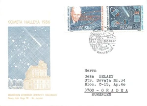 BB001 Poland Warsaw Astronomical Observatory Halley's Comet 1986 - Picture 1 of 2