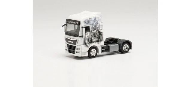 Herpa 314923 - 1/87 MAN TGX XXL Tractor Unit "Lagoudakis3/Leonidas" - Image 1 of 1