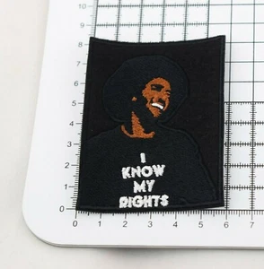Bügelbild Aufnäher - Colin Kaepernick "I Know My Rights" gestickt Patch - Bild 1 von 6
