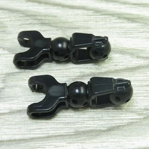 LEGO Hero Factory - 90617 - Arm/Leg - 2 Ball Joints, 1 Socket - Lot of 2 - Black - Picture 1 of 6