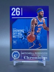 Panini Chronicles Purple Prizm 2018-19 #521 Mitchell Robinson radiocontrol #/49 - Imagen 1 de 2