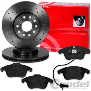 brembo SPORT BREMSSCHEIBEN 314mm + BELÄGE VORNE für AUDI A4 8K B8 + A5 8T 8F - Afbeelding 1 van 6