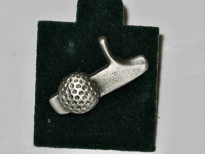 NEW. Golf Putter Head n\on Ball Vintage Lapel Pin. - Picture 1 of 1