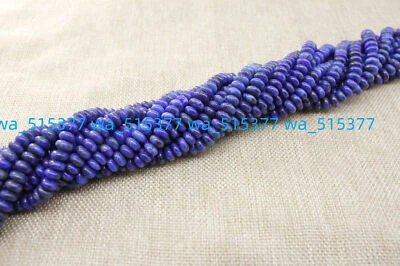 Nuevo 5x8MM Natural Egipto Lapislázuli Ábaco Gemas Cuentas Sueltas 15" Foto 1 de 4