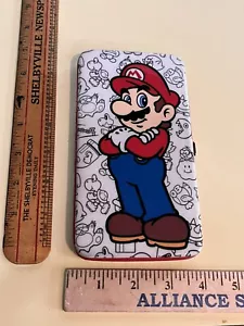 Nintendo Super Mario Bros 2011 custodia rigida portafoglio retrò - Foto 1 di 5