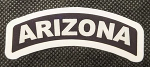 Arizona Mini Rocker Helmet Decal State Helmet Sticker - Picture 1 of 1