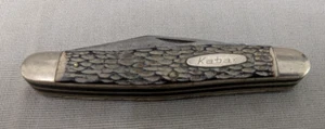 Vintage KABAR 1100 Tri 3 Blade Folding Stockman Pocket Knife 1970's USA ☆5 - Picture 1 of 15