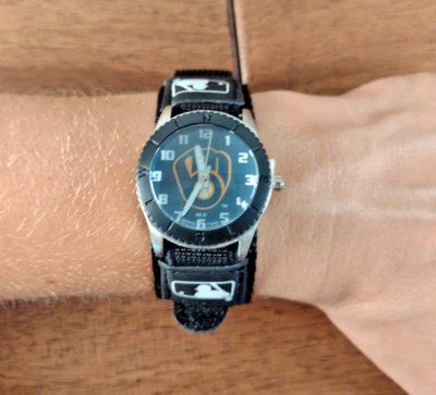 Milwaukee Brewers Youth Watch - Boys Youth Watch MLB Rookie Black - Image 1 of 4