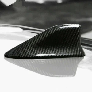 Gloss Real Black Carbon Fiber Roof Shark Fin Antenna Cover Fits 16-23 Tacoma - Picture 1 of 2