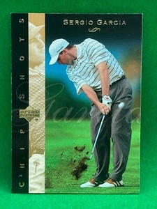 Tarjeta de tiros con fichas de golf Sergio Garcia 2003 cubierta superior - Imagen 1 de 1