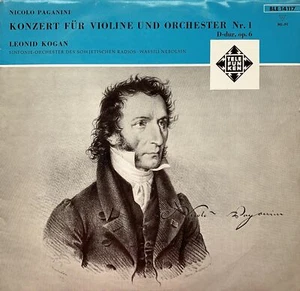 Leonid Kogan - Nicolo Paganini: Konzert für Violine und Orchester [LP] EX/VG - Picture 1 of 2