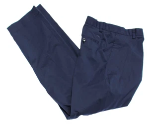 Brooks Brothers "Regular" Mens 34x30 Navy Blue Flat Front Light Weight Chinos - Afbeelding 1 van 10