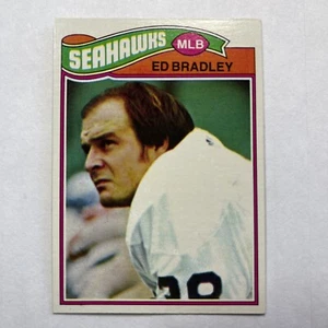 Tarjeta de fútbol americano 1977 Topps Ed Bradley Seattle Seahawks #266 - Imagen 1 de 2