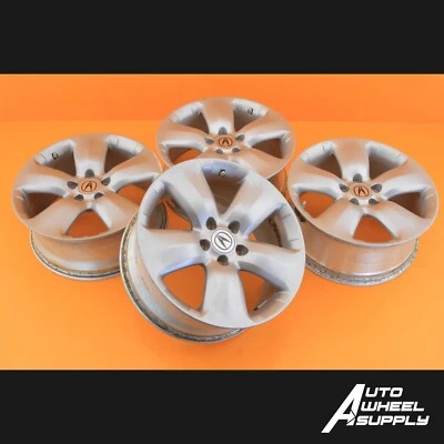 Acura RDX 2007-2009 Silver 18" Inch OEM Set of 4 Wheels Rims STK 875A - Image 1 of 4