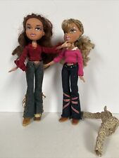 2001 MGA Bratz Dolls Lot of 2  Y2K Low Rise Outfits. EUC 2dif Shoes